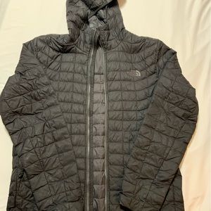 Black The North Face thermal jacket